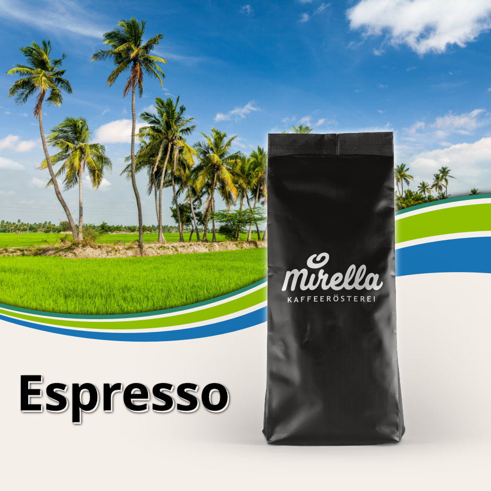 Espresso Malabar aus Indien